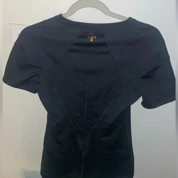 Tommie Copper Women Solid Black Pro-Grade Short Sleeve Shoulder Support Shirt M - Picture 3 of 6